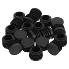 20 Pcs Rubber Hole Plugs Chair Leg Caps End Plastic Nut Finishing