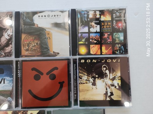 Lot 8 Bon Jovi CDs One Wild Night, Lost Highway, Bounce, Remasters, Etc - Picture 3 of 3