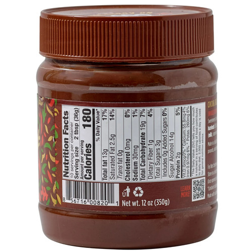 3 Pack Good Good No Added Sugar Choco Hazel Nut Spread 12.34oz | Keto, Low Carb - Picture 3 of 24