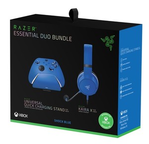 RAZER Essential Duo Bundle Blue Xbox Headset KairaX & Charging Stand