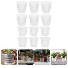 12 Pcs Plastik Blumentopf Übertopf Orchidee Innenblumenpot Garten Kindergarten