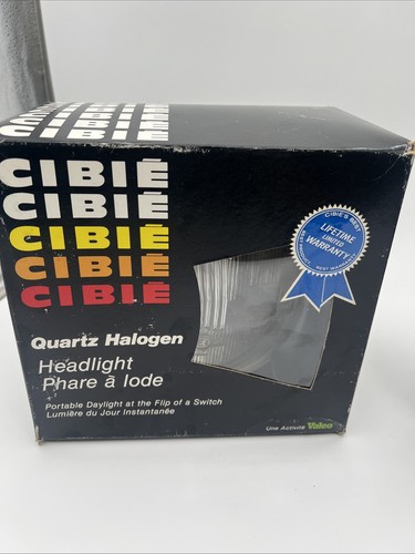 Cibie Z-BEAM 7" H4 headlamp pair #70-34-02, genuine Z's circa 70's USED **AS Pic - Picture 4 of 19