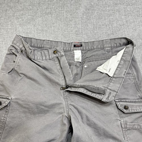 Craftsman Herren Gr. 40 Shorts Cargo Utility Arbeit Garage Denim grau - Bild 6 von 8