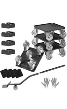 Heavy Duty 1500LBS Furniture Dolly & Movers with 5X 360° Wheels