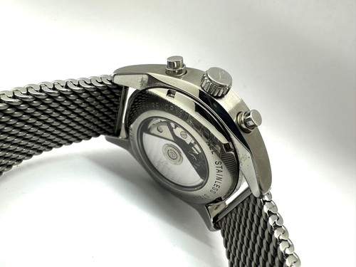 Laco Chronograph Phoenix Automatic FDS Stainless Steel Milanese Style 5ATM Watch - Picture 9 of 12