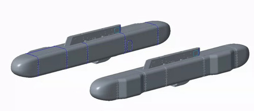 3D Printed 1/48/72/144 Chinese J-16D Fighter Aircraft Pod Unpainted Model - Picture 5 of 9