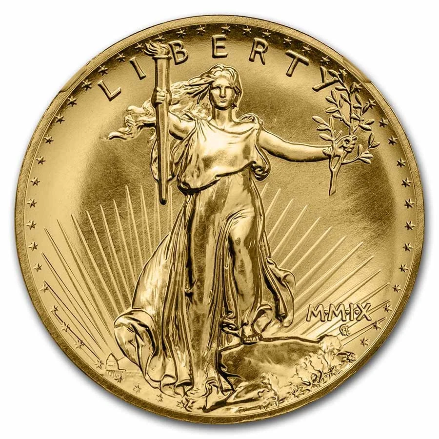 2009 Ultra High Relief Gold Double Eagle MS-70 NGC - Image 2 of 3