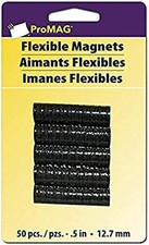 Flexible Round Magnets, 0.5-Inch, 50-Pack, 457450