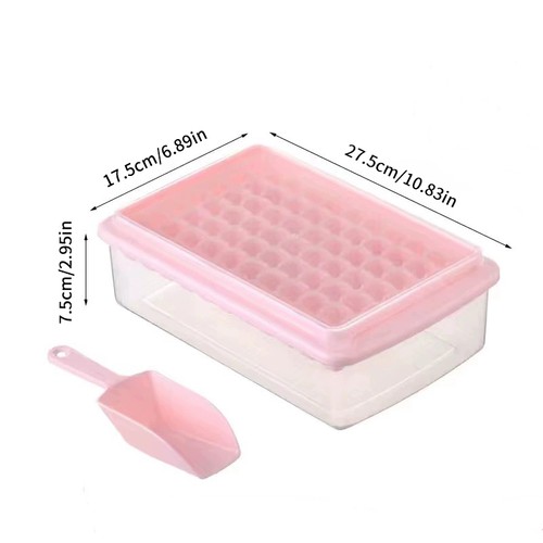 Ice Cube Tray, 77-Panel Food-Grade Ice Cube Mold, With Storage Box _wa - Bild 2 von 13