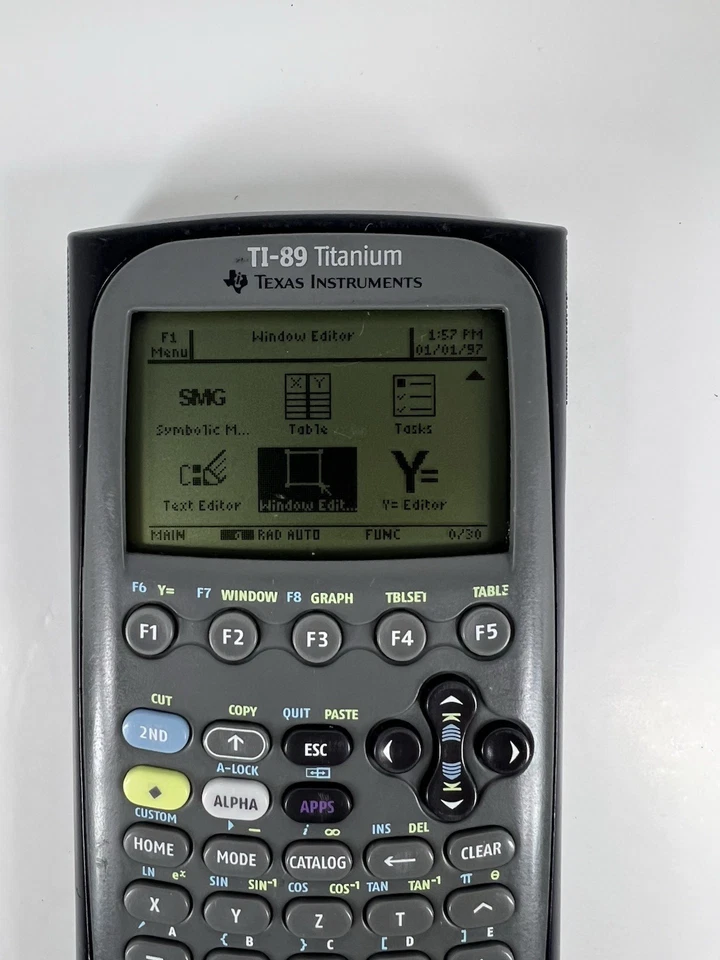 Texas Instruments TI-89 Titanium Graphing Calculator Black and Grey No Cover - Image 3 of 4