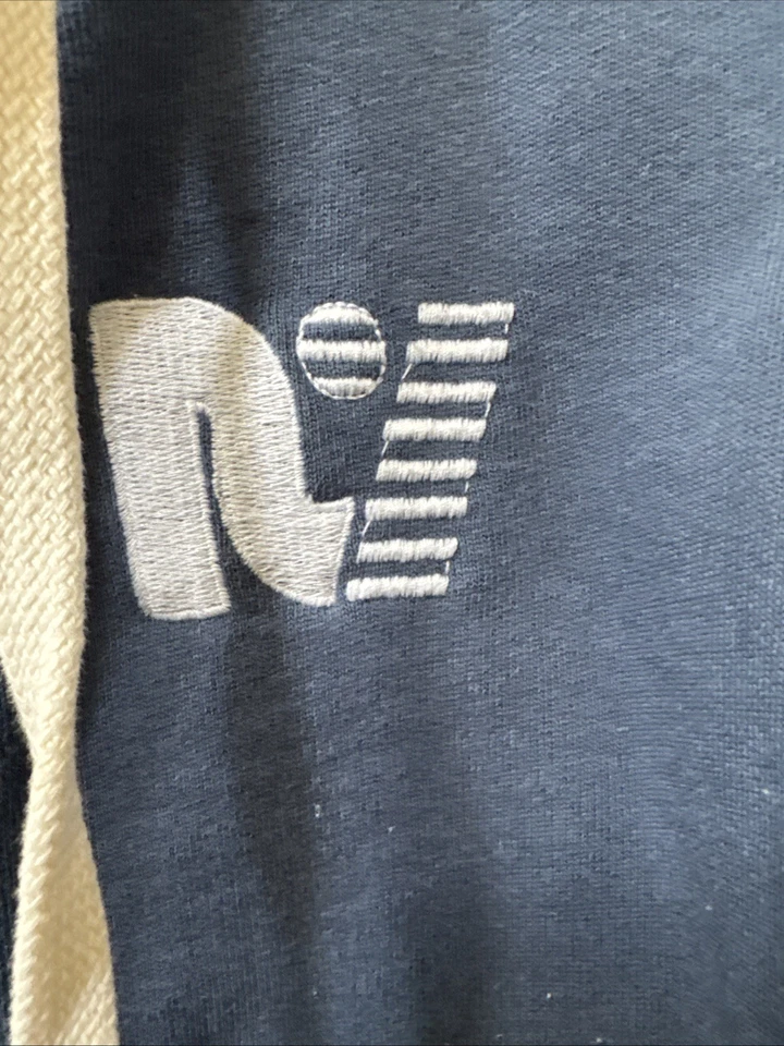 Sudadera con Capucha Rebel Yell Azul Cremallera Completa Gráfico Polar S/S Talla M Foto 2 de 4