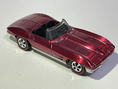  Matchbox  63 CHEVY CORVETTE Sting Ray Custom  Made  Redline Spectraflame Red