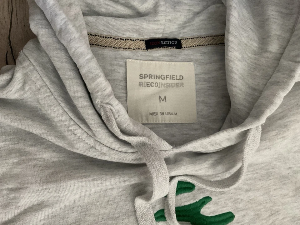Pullover Hoodie Herren Springfield Größe M Pulli - Bild 2 von 4