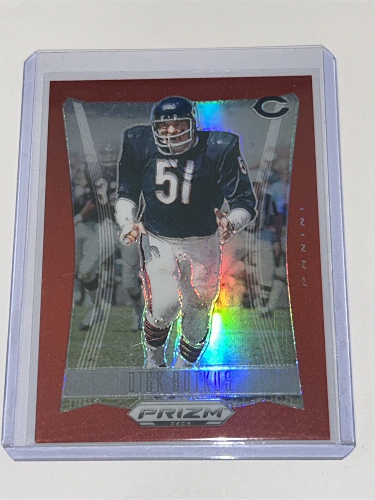 DICK BUTKUS 2024 PANINI PRIZM DECA FOOTBALL RED BEARS /199 Q4559
