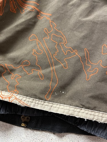 Vintage Nike ACG Ski Pants Camo Green Cargo Trousers Clima Fit Fleeced Deadstock - Picture 10 of 12