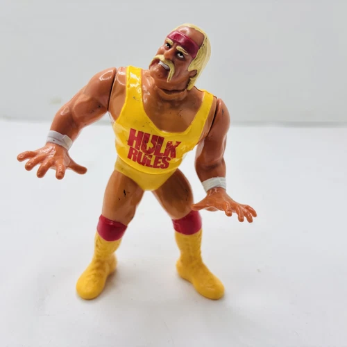 HULK HOGAN - WWF Hasbro Series 1 Wrestling Action Figure Toy 1990 WWE Loose READ