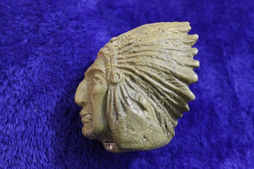 Native American Indian Chief Gear Shift Knob Handle Accessory Pontiac Hot Rod GM - Picture 4 of 12