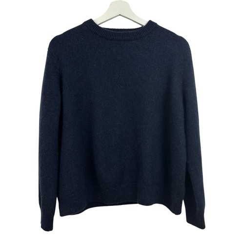 Biesen Damen 100% Kaschmir Blau Langarm Pullover Gr. XL