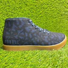 Nobull Toomey Canvas Mid Mens Size 9 Blue Training Weightlifting Shoes Sneakers