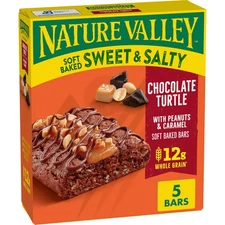 Nature Valley Soft Baked Sweet & Salty Bars Chocolate Turtle 5ct 6.2oz