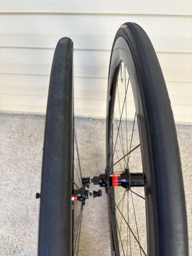 Enve SES 3.4 carbon Clincher Rim Brake Wheelset. DT Swiss Hubs. Campy 10-11spd. - Picture 12 of 14
