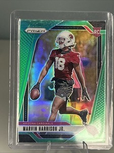 2024 Panini Prizm - Rookies Marvin Harrison Jr. #375 Green Prizm (RC)