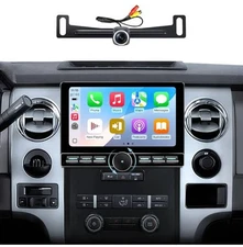 for Ford F150 Car Radio 2009-2014 |Wireless CarPlay Android Auto| Single Knob Ke