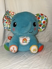 2020 Fisher-Price Lights and Learning Blue Elephant Battery-Operated Toy