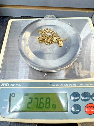 18ct 27.68 gram 8.5" Bracelet - Picture 7 of 10