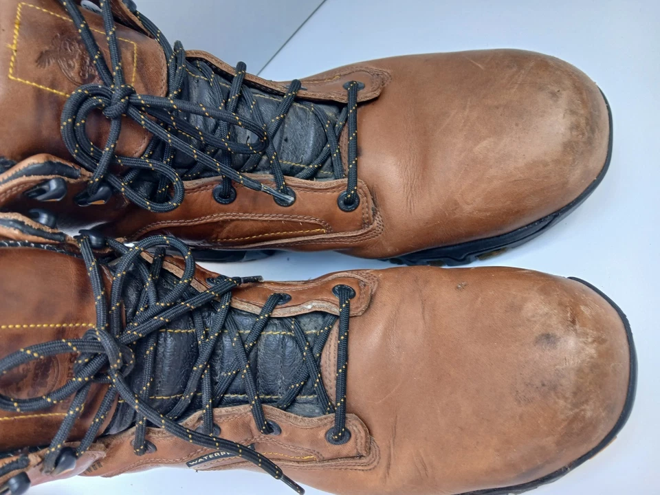 Georgia Boot Para Hombre Talla 12W Cuero Botas de Trabajo Senderismo Caza Bota Foto 2 de 4