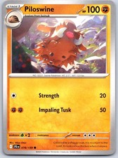 Piloswine 078/159 Near Mint SV09: Journey Together Pokemon Shipnow