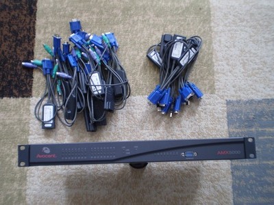 AVOCENT AMX5000 520-272-505 8-USER 32-PORT MATRIX KVM SWITCH W/ 22 Dongles