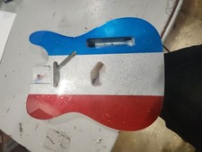 Unfinished DIY Kit Electric Guitar Body Basswood Body US Ship