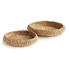 Coastal Abaca French Braid Display Trays - 2 Pc Set