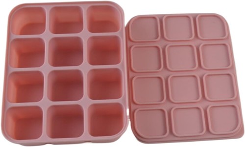 Vassoio cubetti di ghiaccio in silicone congelamento conservazione alimenti per bambini succhi di frutta gelatine gelato - Foto 13 di 16