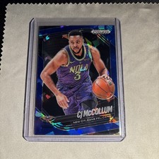 2024-25 Panini Prizm Black - CJ McCollum - Blue Ice /125