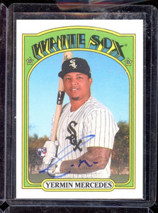 2021 TOPPS HERITAGE YERMIN MERCEDES ROOKIE REAL ONE AUTO