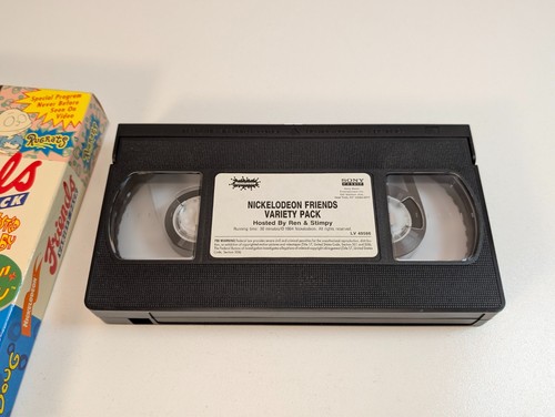 Vintage Nickelodeon Friends Variety Pack VHS, Hosted by Ren & Stimpy, 1994 - Foto 8 di 10