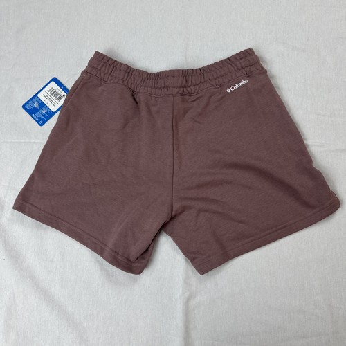 Columbia Women's Trek French Terry Shorts Side Pockets Mauve XS - Picture 11 of 12
