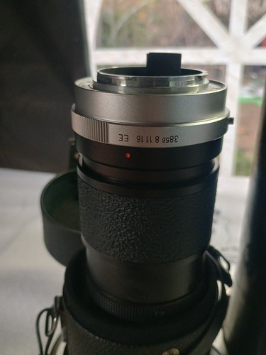Panagor Tele Zoom Lens 85~205mm f3.8 w/ Case Original Vintage Leather - Picture 5 of 8