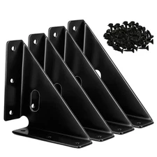 L&M Heavy Duty Gusset Joints 4 Pcs, Trapezi Corner Code, Bracket Corner Brace...