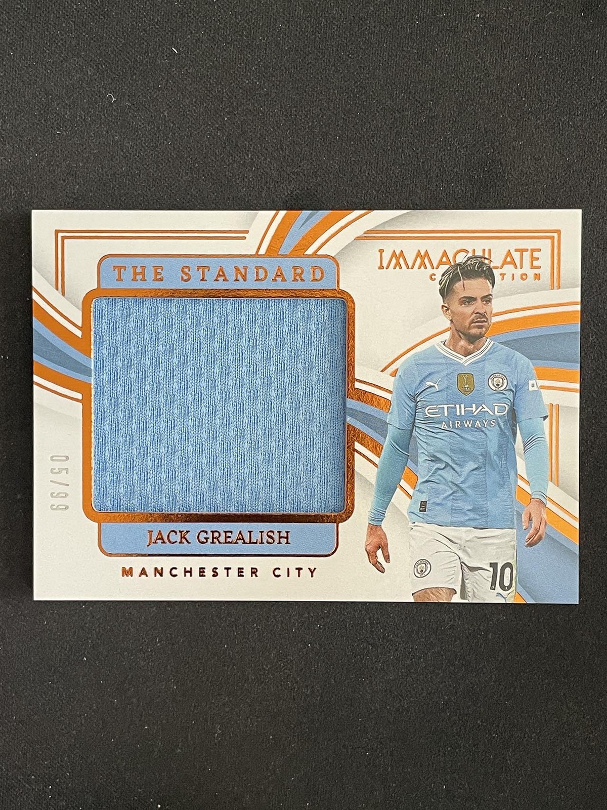 Jack Grealish 2023-24 Panini Immaculate Collection The Standard Materials 05/99
