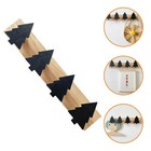 Garderobenhaken, dekorative Weihnachtsbaum-Garderobe, Holz-Kleiderhaken für