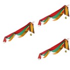  3 stücke 2m Doppelwelle Weihnachtsband Bunching Weihnachten Decke Hängende