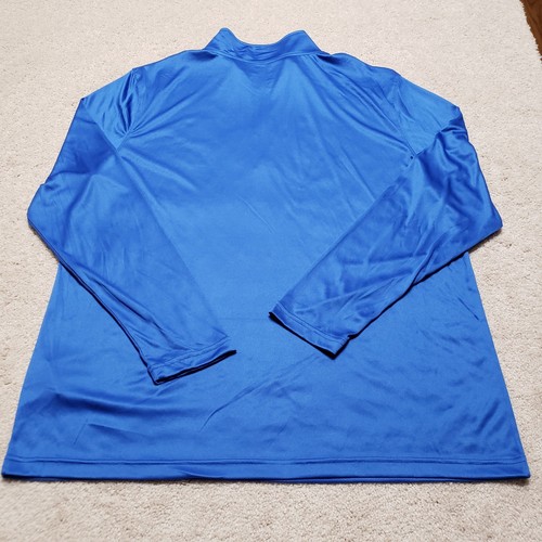 LA Rams Shirt Mens 2XL XXL Royal 1/4 Zip Pullover Lightweight NFL Apparel Golf - Picture 6 of 13