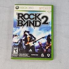 Rock Band 2 (Microsoft Xbox 360, 2008) No Manual