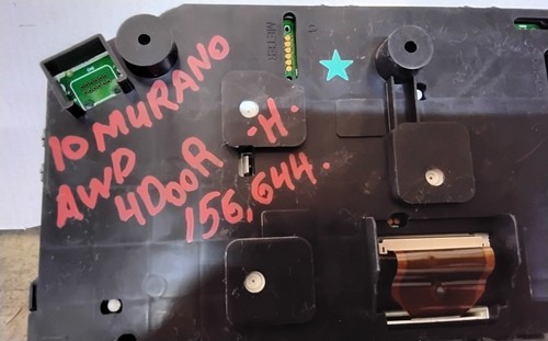 2010 NISSAN MURANO INSTRUMENT GAUGE CLUSTER OEM ASSEMBLY MILEAGE IS 156644 - Picture 15 of 24