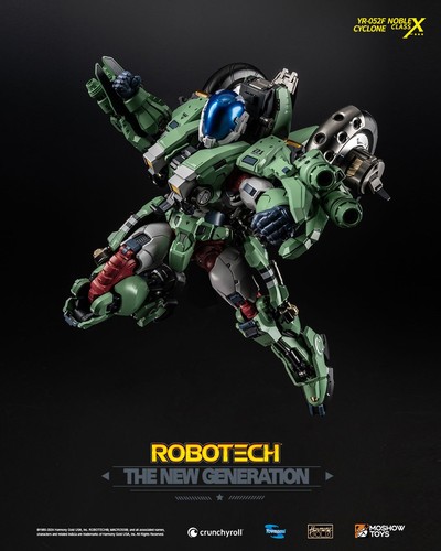 Moshow Toys RoboTech The New Generation YR-052 F Cyclone Action Figure VENDITORE USA - Foto 11 di 12