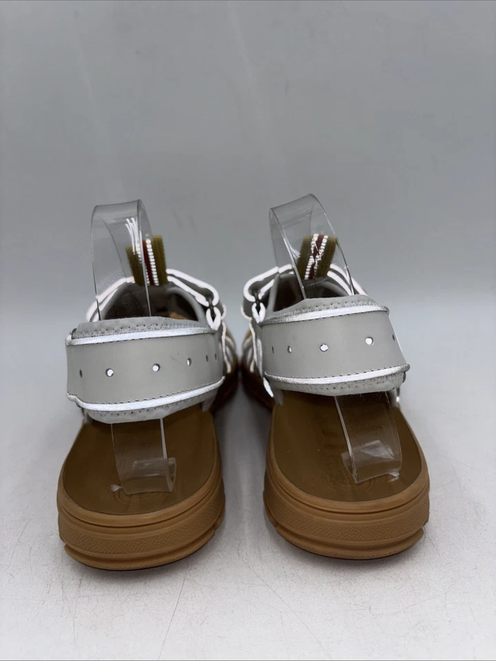 Sandalias deportivas Gucci de oropel para hombre blancas/grises talla 6,5 M Foto 4 de 4