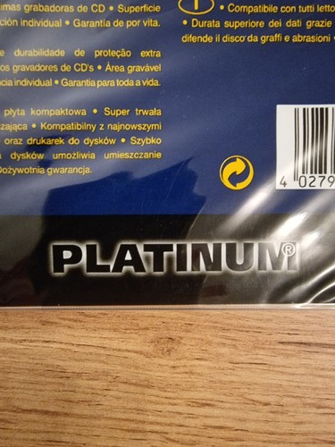 Platinum CD-R Rohlinge 800MB 90min Recordable Compact Disc Blau NEU - Bild 3 von 4